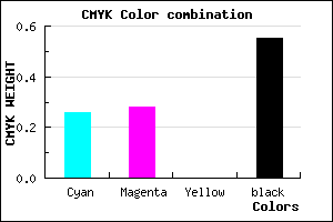 #555373 color CMYK mixer