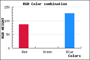 rgb background color #56007F mixer