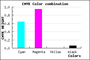 #560BF0 color CMYK mixer