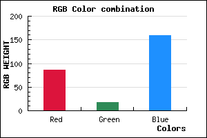 rgb background color #56129F mixer