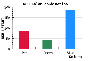 rgb background color #562ABA mixer