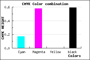 #562C68 color CMYK mixer