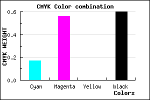 #562D67 color CMYK mixer