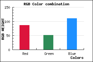 rgb background color #56336F mixer