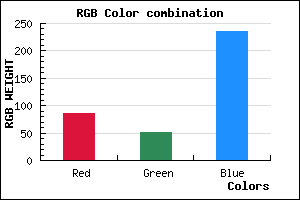 rgb background color #5633EB mixer