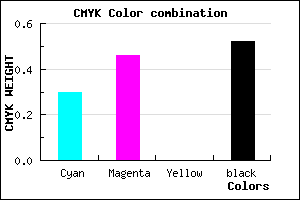 #56437B color CMYK mixer