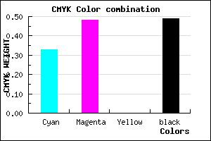 #564381 color CMYK mixer