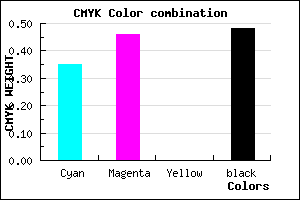 #564885 color CMYK mixer