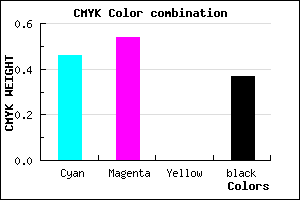 #564AA0 color CMYK mixer