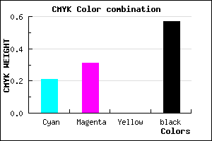 #564B6D color CMYK mixer
