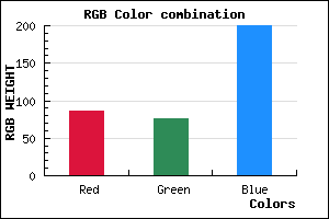 rgb background color #564CC8 mixer