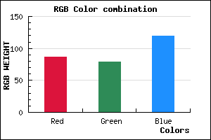 rgb background color #564F77 mixer