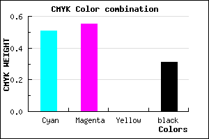 #564FB1 color CMYK mixer