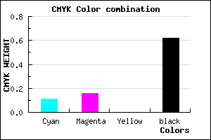 #565161 color CMYK mixer