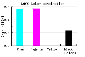 #5654C4 color CMYK mixer