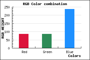 rgb background color #5655ED mixer
