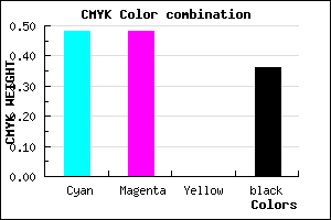 #5656A4 color CMYK mixer