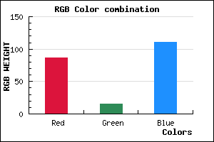 rgb background color #570F6F mixer