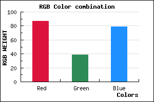 rgb background color #57274F mixer