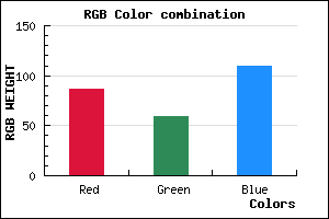 rgb background color #573B6D mixer