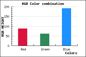 rgb background color #573DBF mixer