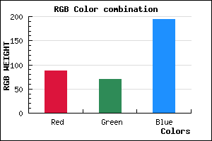 rgb background color #5746C2 mixer