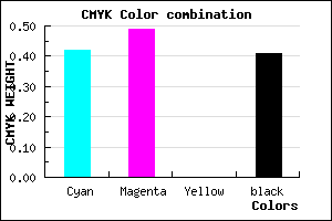 #574C96 color CMYK mixer