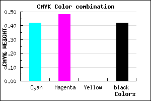 #574D95 color CMYK mixer