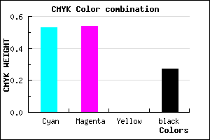 #5755B9 color CMYK mixer