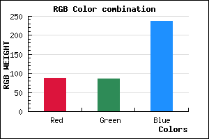 rgb background color #5755ED mixer