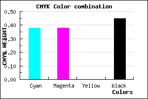 #57578D color CMYK mixer