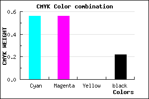 #5757C7 color CMYK mixer