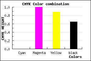 #58000B color CMYK mixer
