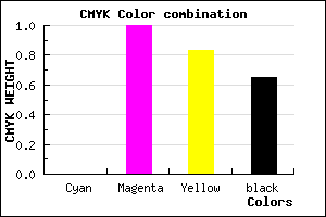 #58000F color CMYK mixer