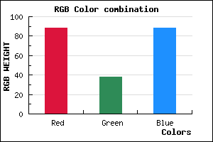 rgb background color #582658 mixer