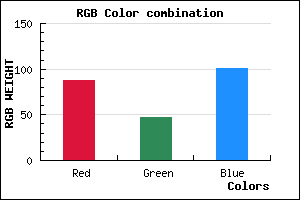 rgb background color #582F65 mixer