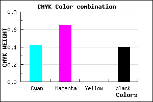 #583699 color CMYK mixer
