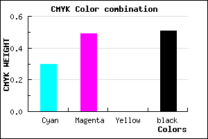 #58407E color CMYK mixer