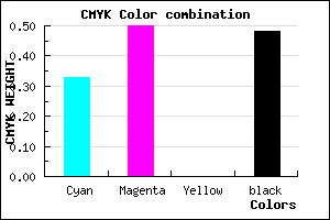 #584284 color CMYK mixer