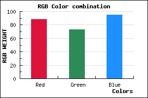 rgb background color #58495F mixer