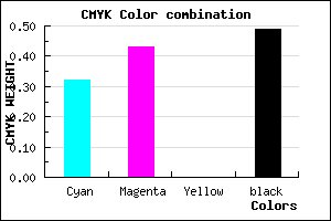#584A82 color CMYK mixer