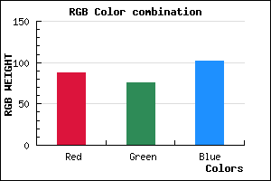 rgb background color #584C66 mixer