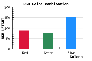 rgb background color #584C98 mixer