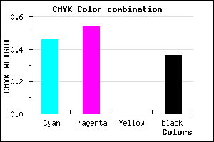 #584CA4 color CMYK mixer