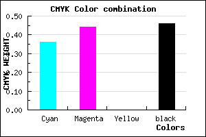 #584D89 color CMYK mixer