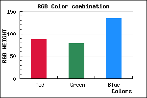 rgb background color #584F87 mixer
