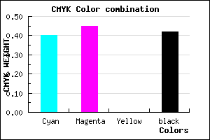#585193 color CMYK mixer