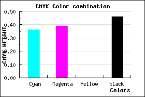 #585389 color CMYK mixer