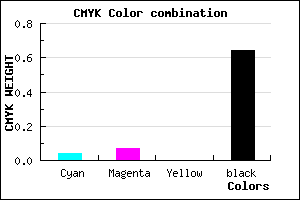 #58565C color CMYK mixer