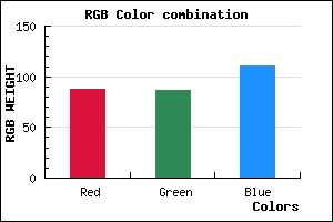 rgb background color #58576F mixer
